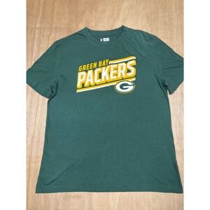Green Bay Packers NFL Team Apparel Men's Green T-Shirt Large L